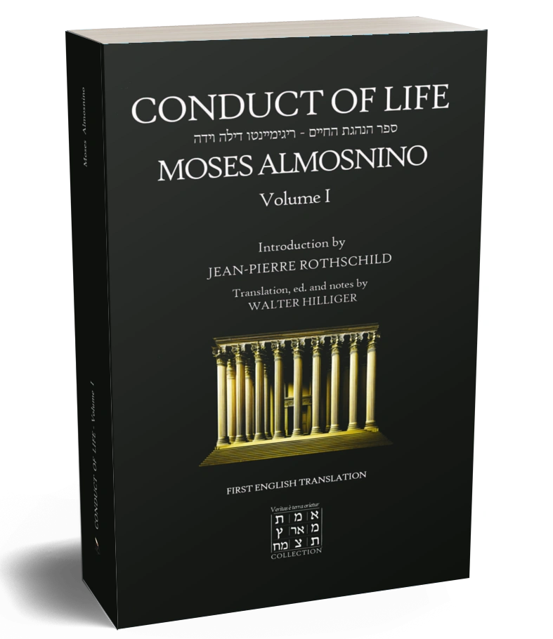 Book cover: Conduct of Life – Volume 1, by Moses Almosnino