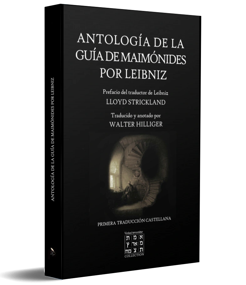 Portada: Antología de la Guía de Maimónides por Leibniz, de Gottfried Wilhelm Leibniz